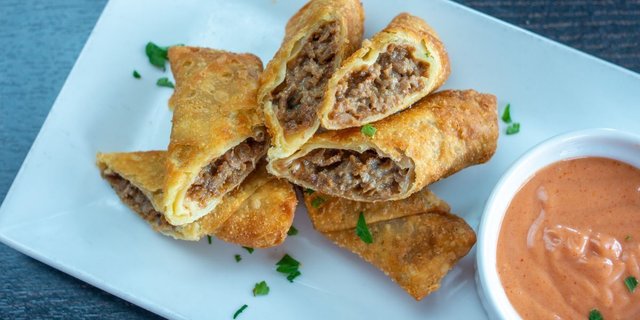 Cheesesteak Egg Rolls