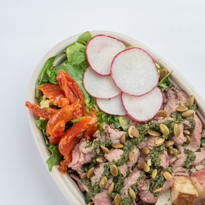 Individual Chimichurri Steak & Roasted Potato Bowl