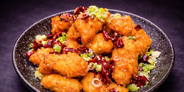 Szechuan Spicy Fried Chicken