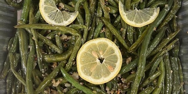 Garlic Roasted Green Beans