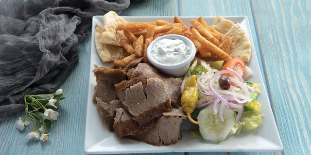 Beef & Lamb Gyro Platter