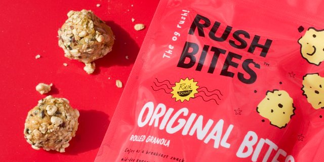 Rush Bites Rolled in Granola