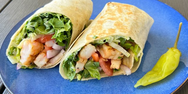 Grill Shrimp Wrap