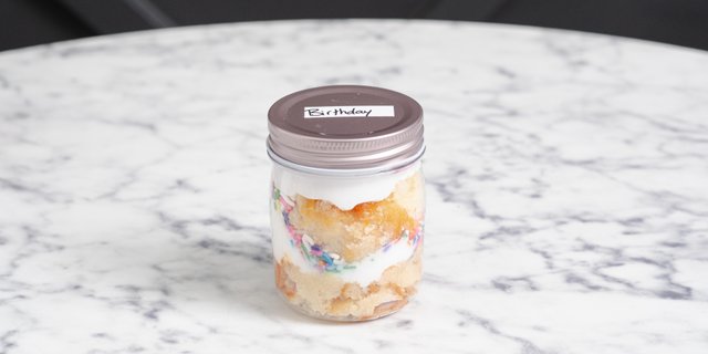 Birthday Cake Jar