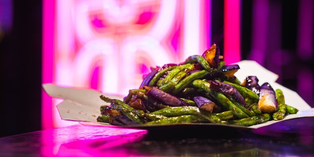 Eggplant & Green Beans