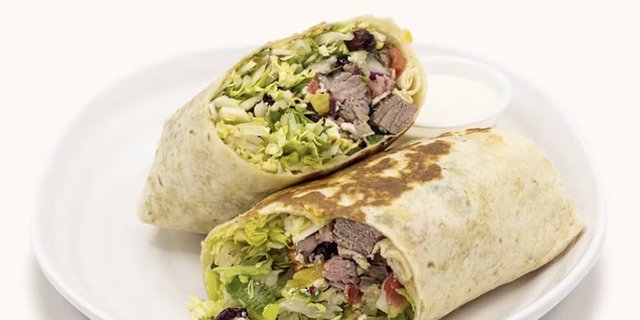 Steak Bacon & Bleu Wrap Combo