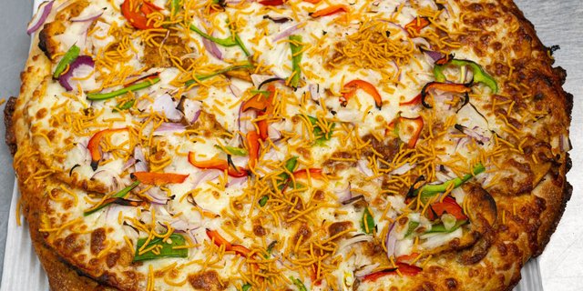 Potato Masala Pizza