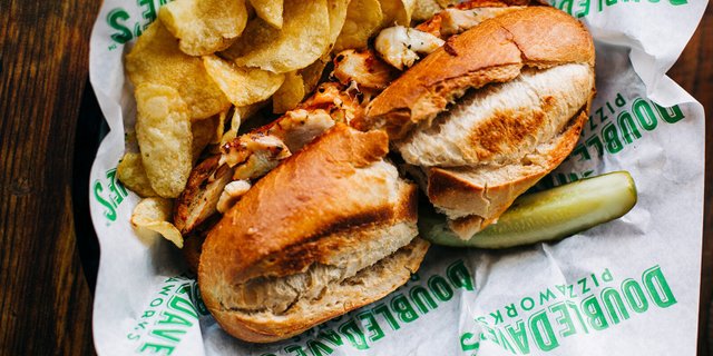 Chicken Cordon Bleu Sandwich
