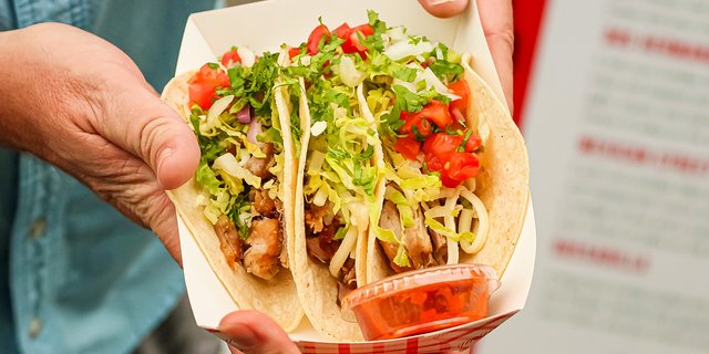 Dos Hermanos Tacos Boxed Meal (w/ Chips & House Salsa)