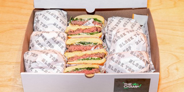 The Champ Wagyu Burger Tray
