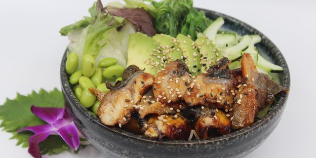 Broiled Eel Poke Bowl