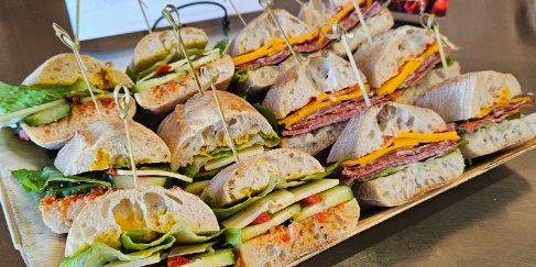 Half Italian & Half Veggie Sandwich Platter