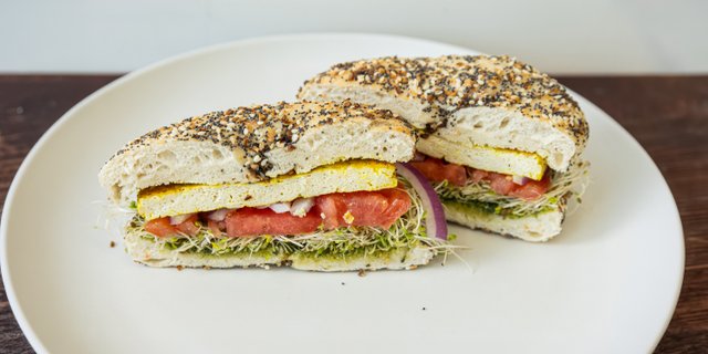 I Spy Pesto Bagel