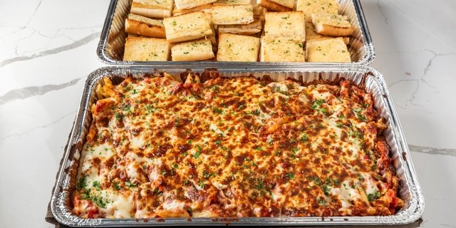 Three Cheese Baked Penne