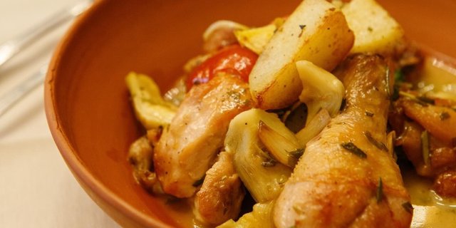 Pollo Scarpariello Tray