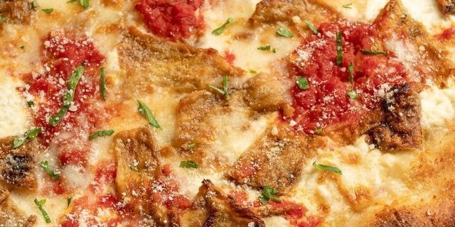 Eggplant Parm Pizza