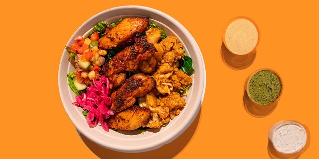 Chicken Tikka Salad Bowl