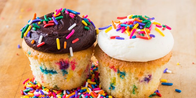 Funfetti Birthday Cake Cupcakes