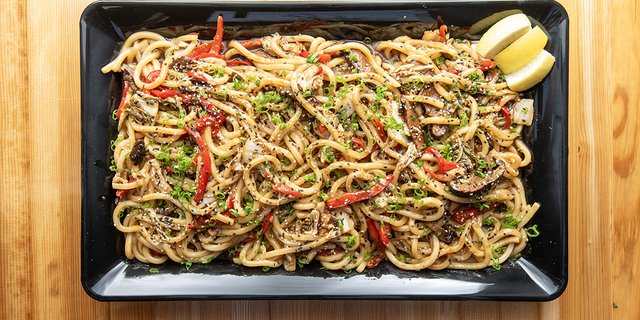 Vegan Ginger Teriyaki Udon