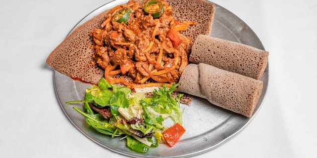 Spicy Lamb Tibs