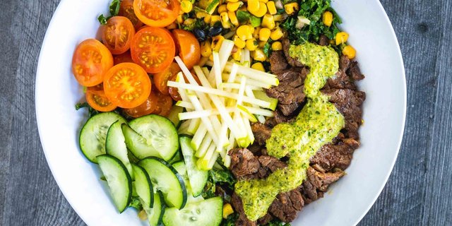 Chimichurri Steak Salad