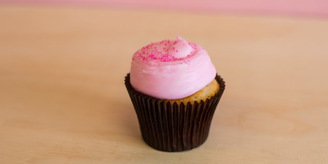 Pink Vanilla Cupcake