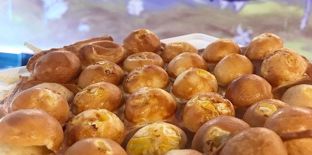 Cheese & Pork Floss Egg Puff