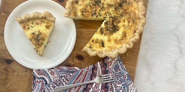 Seasonal Vegetable Quiche (Large)