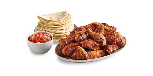 24PC Leg & Thigh Chicken And Tortillas