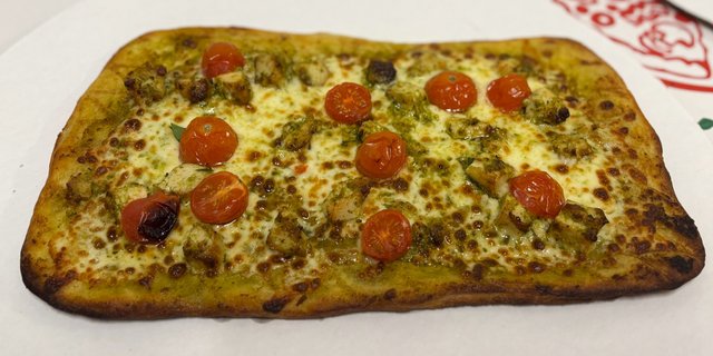 Pesto Chicken Flatbread