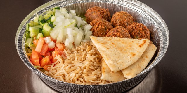 Falafel Over Rice