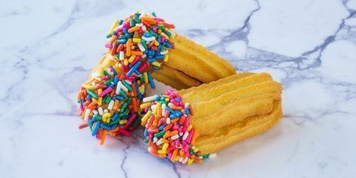 Long Filled Sprinkle Tip Cookies