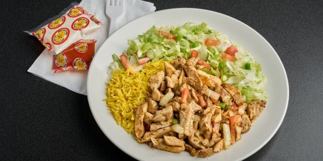Chicken Gyro Over Rice Boxed Lunch