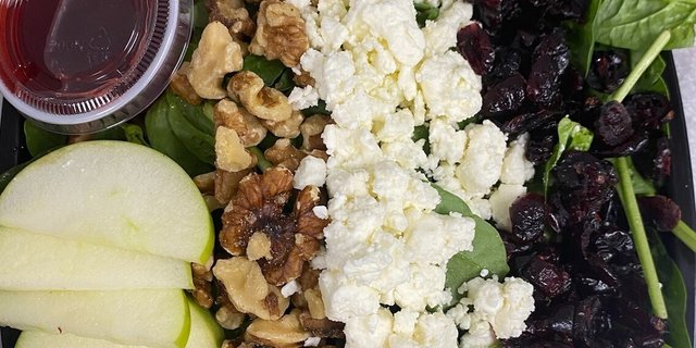 Summer Salad w/ Raspberry Vinaigrette Dressing