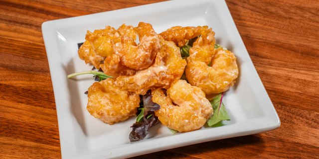 Spicy & Creamy Shrimp Tempura