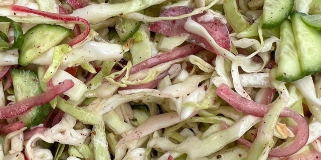 Cabbage Salad Platter