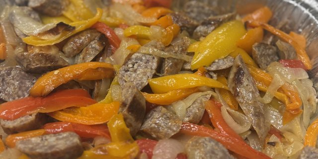 Sausage, Peppers & Onions