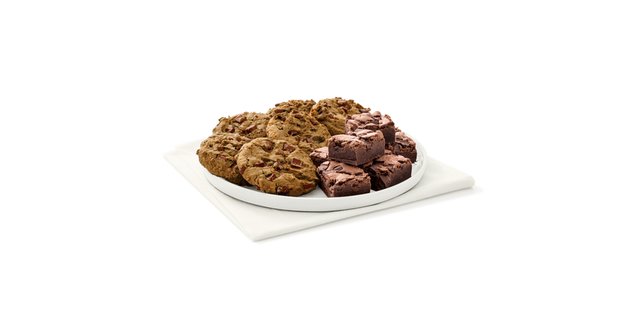 Chocolate Chunk Cookie & Chocolate Fudge Brownie Tray