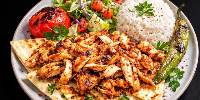 Chicken Shawarma Plate