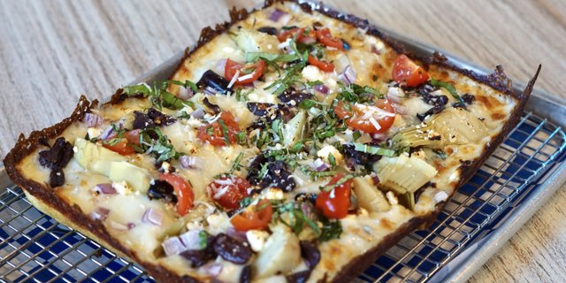 Small Greektown Pizza