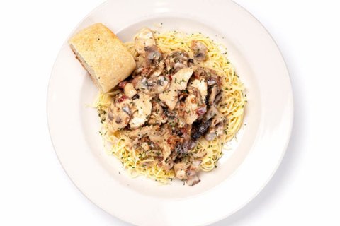 Roasted Chicken Alfredo