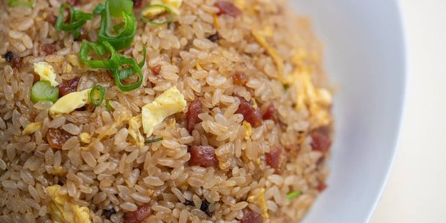 Chinese Sausage Fried Sticky Rice