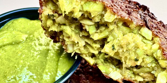Edamame Fritters