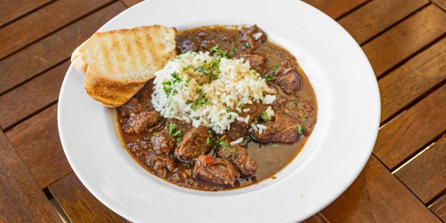 Beef Tips Rice & Gravy