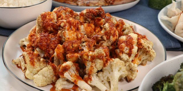 Sichuan Spiced Cauliflower Platter