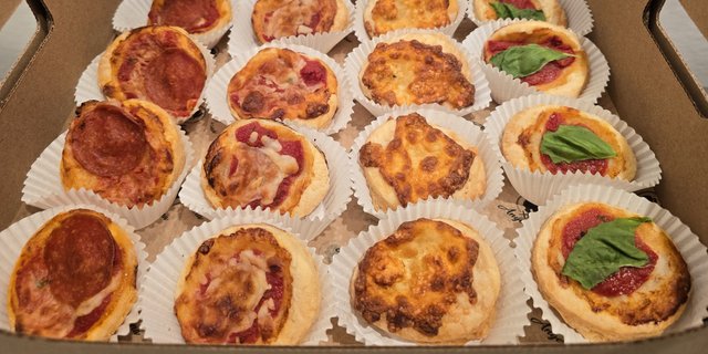 Baby Puff Pizza Platters