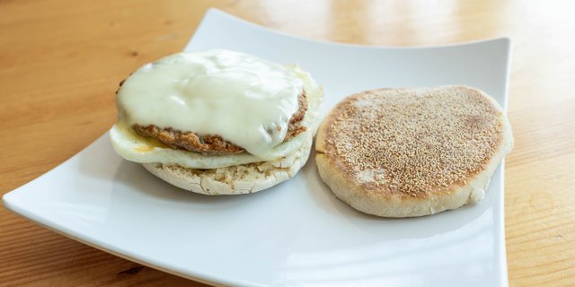 English Muffin Breakfast Sandwich