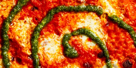 Gluten-Free Tie Dye Pizza