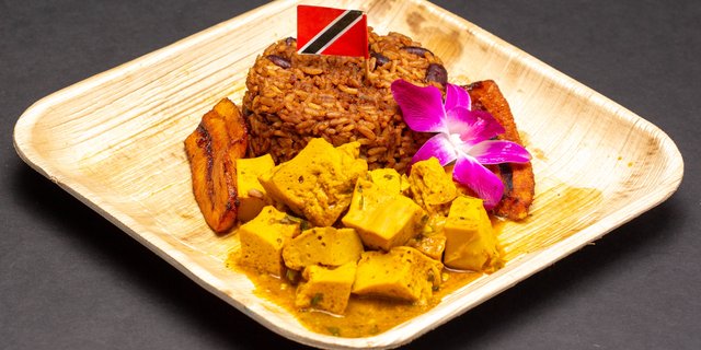 Curry Tofu w/ Creole Rice