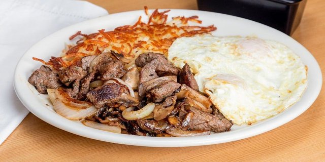 Loaded Steak & Eggs